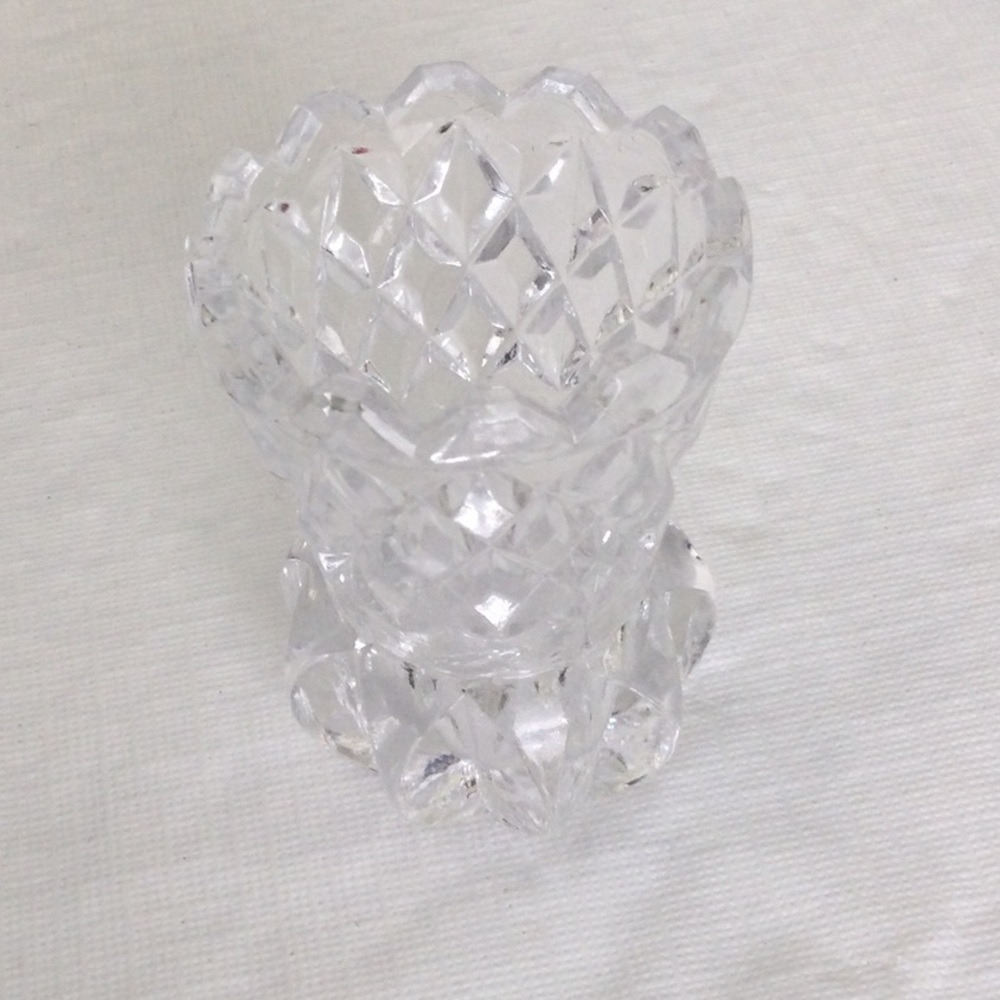 Crystal Clear Glass Votive Holder